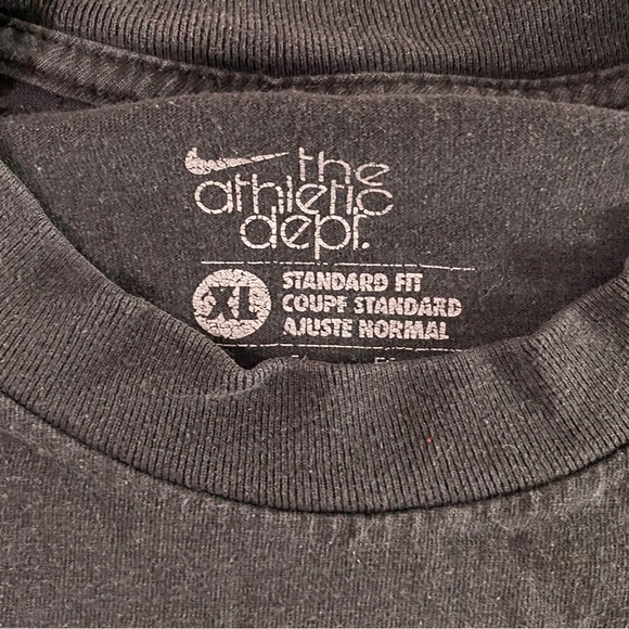 NIKE T-Shirt - Black - Size XL - RARE Misprint! - Picture 2 of 3